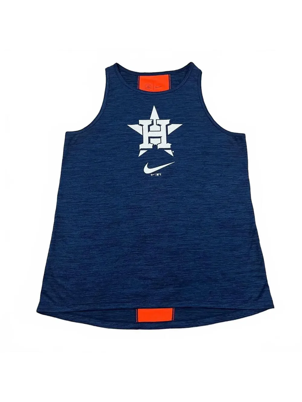 Nike Houston Astros Womens Navy Legacy Icon High Neck DriFIT Tank Top Size Large